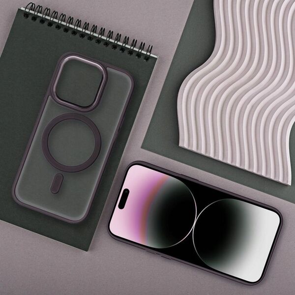 OEM Futerał MATTE MAG COVER kompatybilny z MagSafe do IPHONE 16 Pro fioletowy 14243369 5903396309991