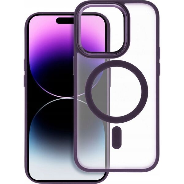 OEM Futerał MATTE MAG COVER kompatybilny z MagSafe do IPHONE 16 Pro Max fioletowy 14243372 5903396310003