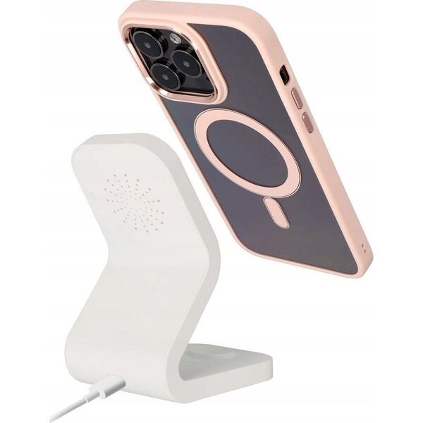 OEM Futerał COLOR EDGE MAG COVER kompatybilny z MagSafe do IPHONE 16 Plus różowy 14243378 5903396310263