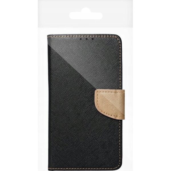 OEM Kabura FANCY Book do IPHONE 16 czarno złoty 14243420 5903396314759