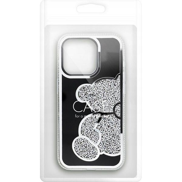 OEM Futerał TEDDY BEAR do IPHONE 13 srebrny 14243422 5903396295515
