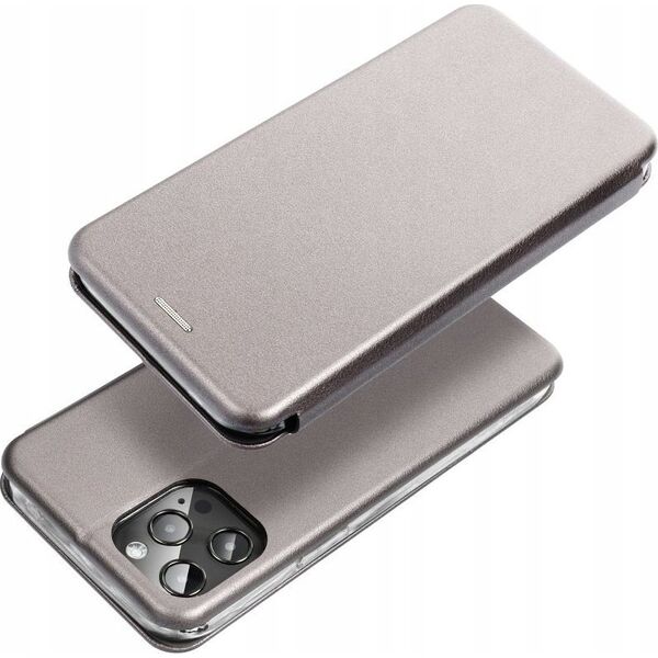 OEM Kabura ELEGANCE Book do IPHONE 16 Pro Max stalowy 14243433 5903396313998