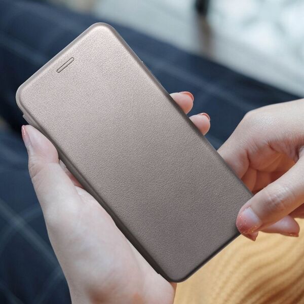 OEM Kabura ELEGANCE Book do IPHONE 16 Pro Max stalowy 14243433 5903396313998