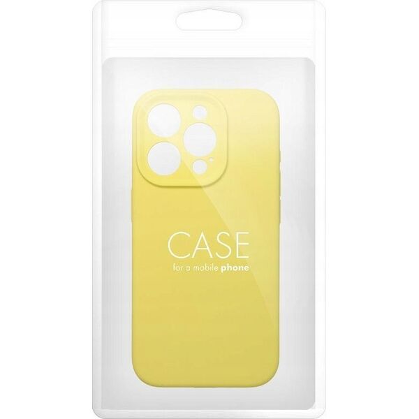 OEM Futerał SILICONE 2mm do IPHONE 16 Pro Max żółty 14243463 5903396323232