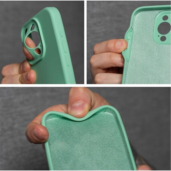 OEM Futerał SILICONE 2mm do IPHONE 16 Plus miętowy 14243464 5903396323294