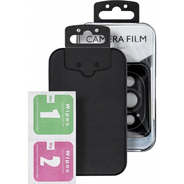 OEM Osłona aparatu PROTECTOR 9H + aplikator do XIAOMI NOTE 13 PRO 4G czarna 14243474 5903396302046