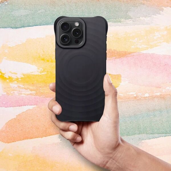 OEM Silicone Zephyr Mag Cover kompatybilny z MagSafe do IPHONE 16 PLUS czarny 14243492 5903396301636
