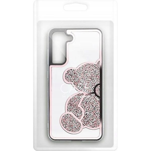 OEM Futerał TEDDY BEAR do SAMSUNG A13 4G różowy 14243538 5903396325625