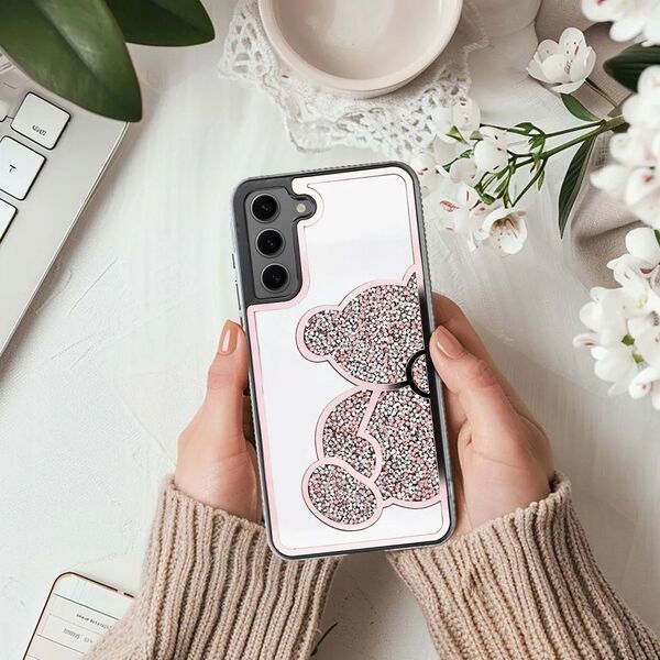 OEM Futerał TEDDY BEAR do SAMSUNG A14 5G różowy 14243544 5903396325663