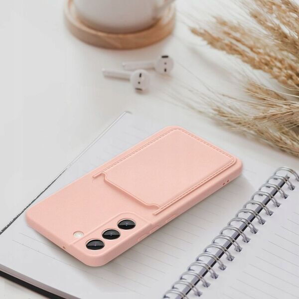 OEM Futerał CARD CASE do SAMSUNG S24 FE różowy 14243587 5903396325892