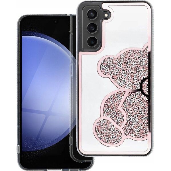 OEM Futerał TEDDY BEAR do SAMSUNG A52 5G / A52 LTE ( 4G ) / A52s 5G różowy 14243592 5903396325502