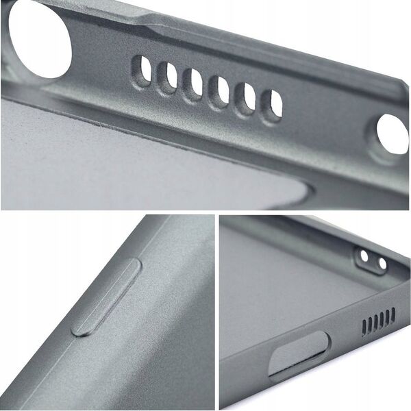 OEM Futerał METALLIC do SAMSUNG S24 FE szary 14243618 5903396325809