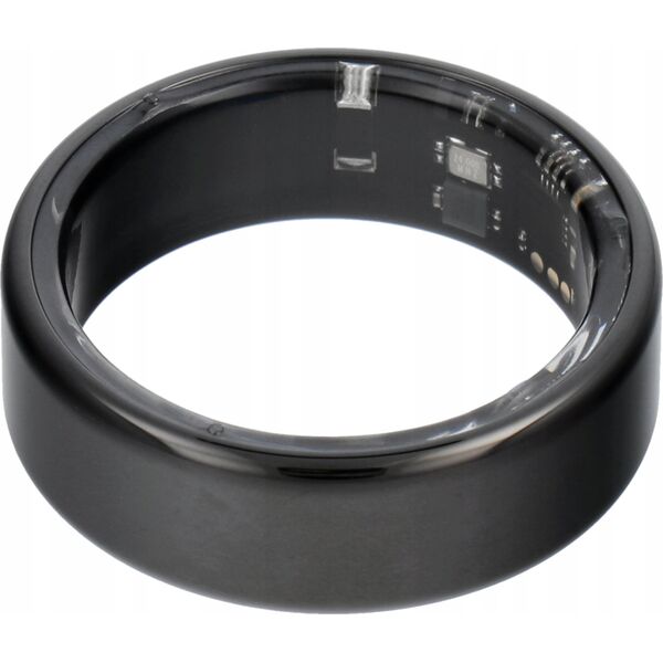 Smartwatch OEM Smart Ring R11M- inteligentny pierścień ze stali ze stacją ładującą rozmiar 7 (17,3mm) czarny 14243627 5903396322822