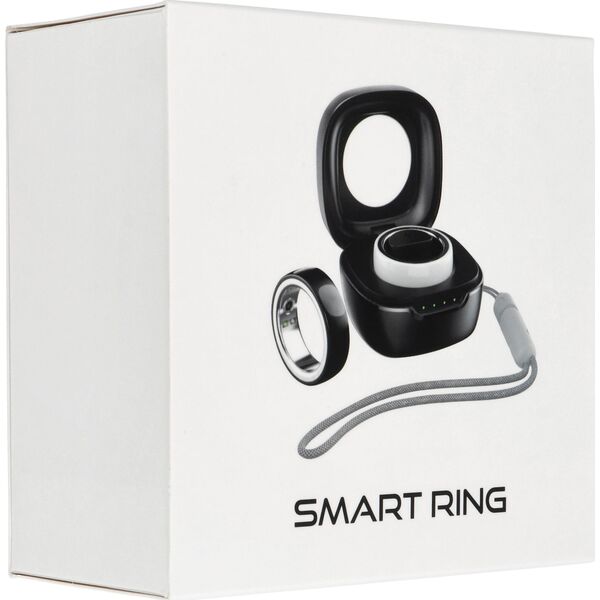 Smartwatch OEM Smart Ring R8- inteligentny pierścień ceramiczny ze stacją ładującą rozmiar 15,4mm czarny 14243666 5903396322891