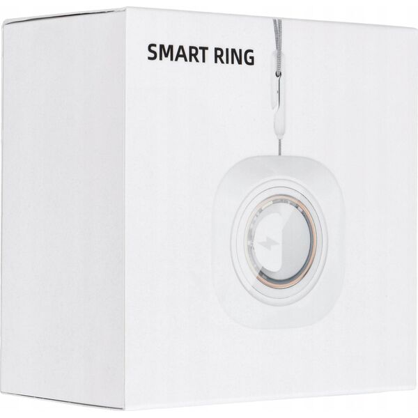 Smartwatch OEM Smart Ring R11M- inteligentny pierścień ze stali ze stacją ładującą rozmiar 10 (19,8mm) czarny 14243667 5903396322853