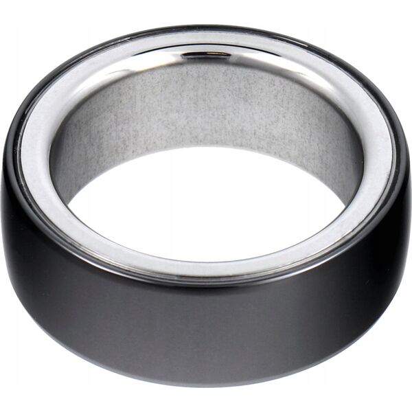 Smartwatch OEM Smart Ring R8- inteligentny pierścień ceramiczny ze stacją ładującą rozmiar 20mm czarny 14243670 5903396322914