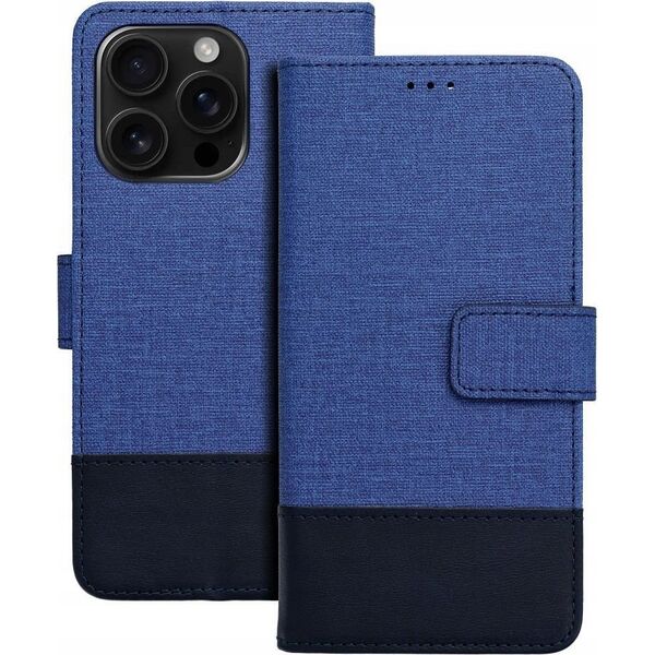 OEM Kabura GOMMA Book do IPHONE 16 niebieski 14243700 5903396327414