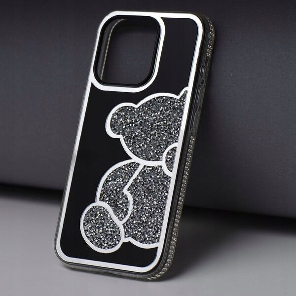 OEM Futerał TEDDY BEAR do IPHONE 13 MINI srebrny 14243711 5903396326660