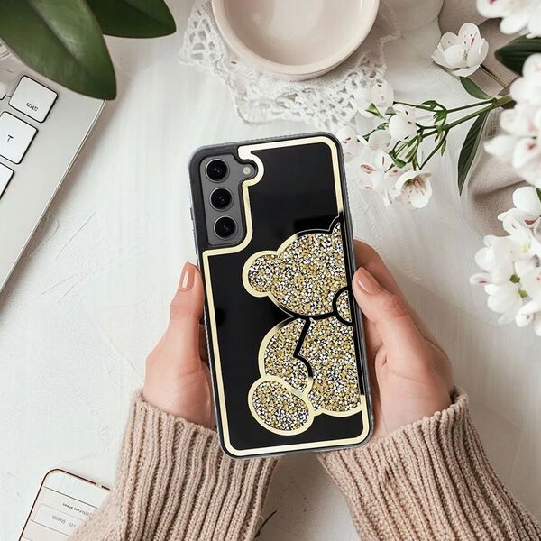 OEM Futerał TEDDY BEAR do SAMSUNG A51 złoty 14243713 5903396326592