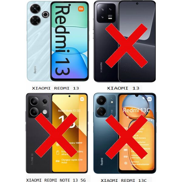 OEM Futerał CLEAR CASE 2 mm do XIAOMI Redmi 13 4G (camera protection) transparentny 14243797 5903396334245