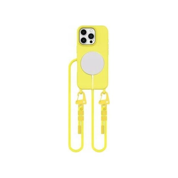 Tech-Protect Etui Tech-Protect MagNecklace MagSafe ze smyczą na iPhone 16 Pro Max - zółte 14243851 5906302375950