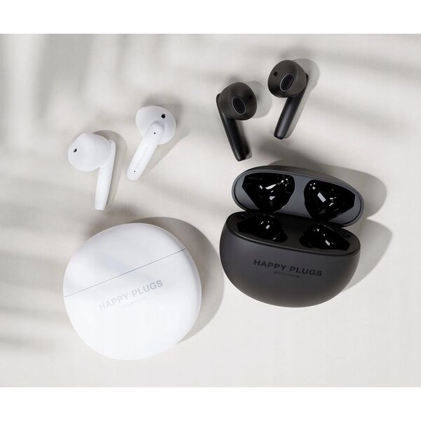 Słuchawki Tura Scandinavia AB Happy Plugs Joy Lite - bezprzewodowe słuchawki douszne z ENC (black) 14246692 7319922326086