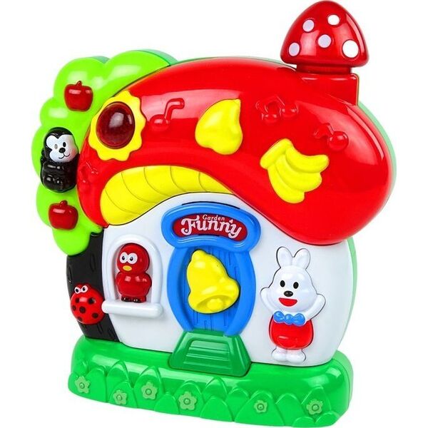 LeanToys Grający Muzyczny Domek Dla Niemowląt Zwierzątka 14246961 5904665999707