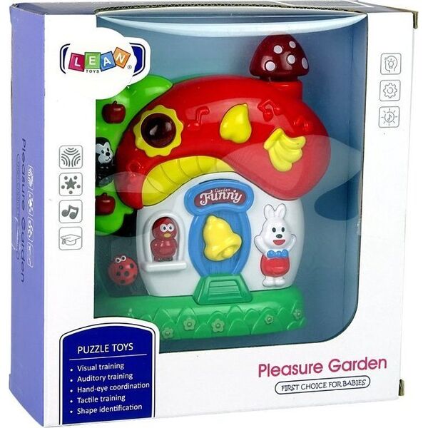 LeanToys Grający Muzyczny Domek Dla Niemowląt Zwierzątka 14246961 5904665999707