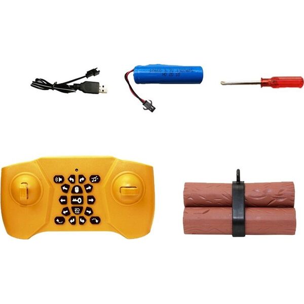 LeanToys Zdalnie Sterowany Wózek Widłowy Obrót 360 stopni Świecące Koła 14249955 5904665998069