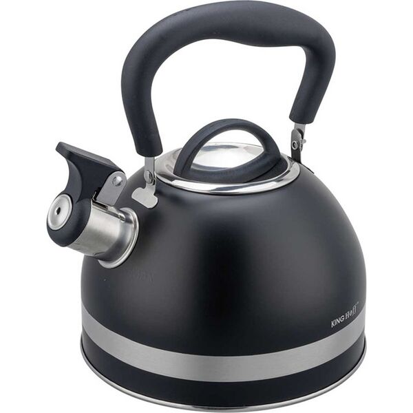 KingHoff CZAJNIK 1,8L Z GWIZDKIEM KINGHOFF KH-1858 CZARNY 14253836 5908287218581