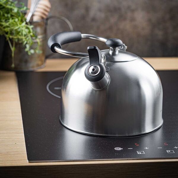 KingHoff CZAJNIK 2,5L Z GWIZDKIEM KINGHOFF KH-1859 SREBRNY 14253843 5908287218598