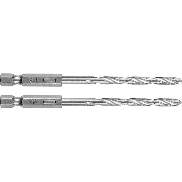 Wiertło Graphite Wiertło do metalu Hex 4.8 mm, 2 szt. 14254177 5902062202000