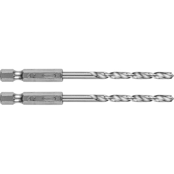 Wiertło Graphite Wiertło do metalu Hex 4.2 mm, 2 szt. 14254204 5902062072894