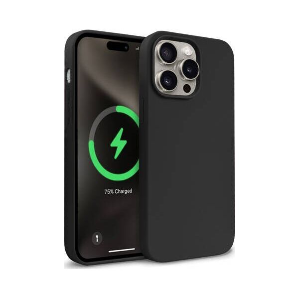 Crong Crong Color Cover Magnetic - Etui iPhone 15 Pro MagSafe (czarny) 14265863 5904310704472