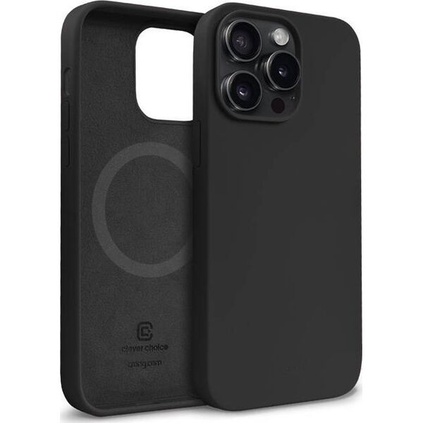 Crong Crong Color Cover Magnetic - Etui iPhone 15 Pro Max MagSafe (czarny) 14265864 5904310704519