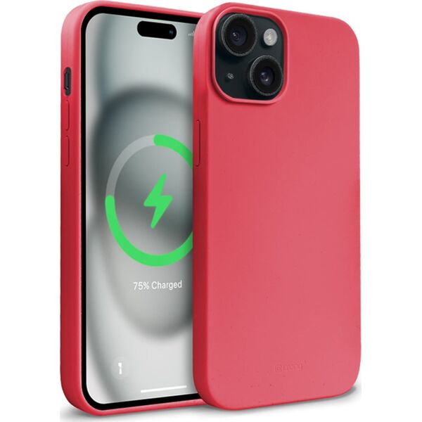 Crong Crong Color Cover Magnetic - Etui iPhone 15 Plus MagSafe (różowy) 14265871 5904310704465