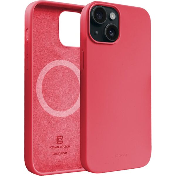 Crong Crong Color Cover Magnetic - Etui iPhone 15 Plus MagSafe (różowy) 14265871 5904310704465