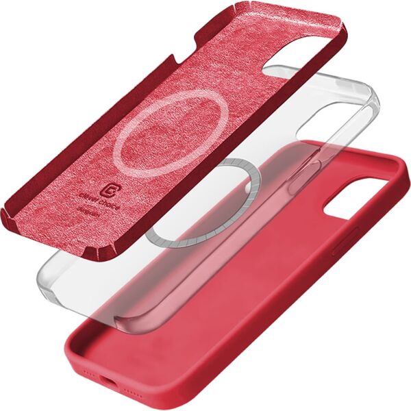 Crong Crong Color Cover Magnetic - Etui iPhone 15 Plus MagSafe (różowy) 14265871 5904310704465