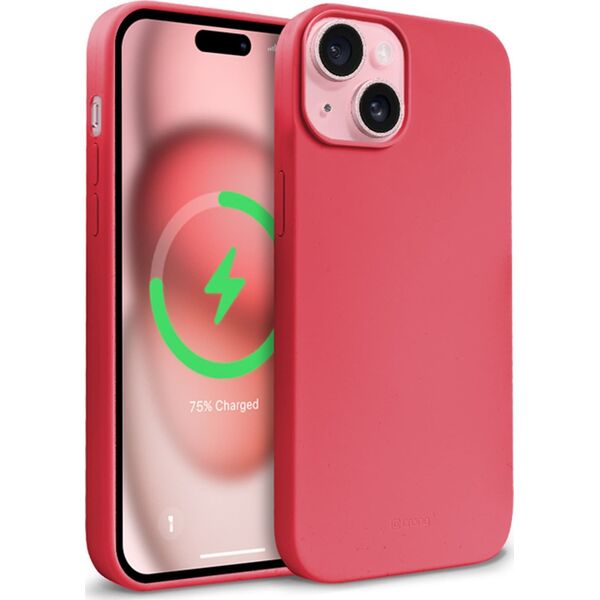 Crong Crong Color Cover Magnetic - Etui iPhone 15 Plus MagSafe (różowy) 14265871 5904310704465