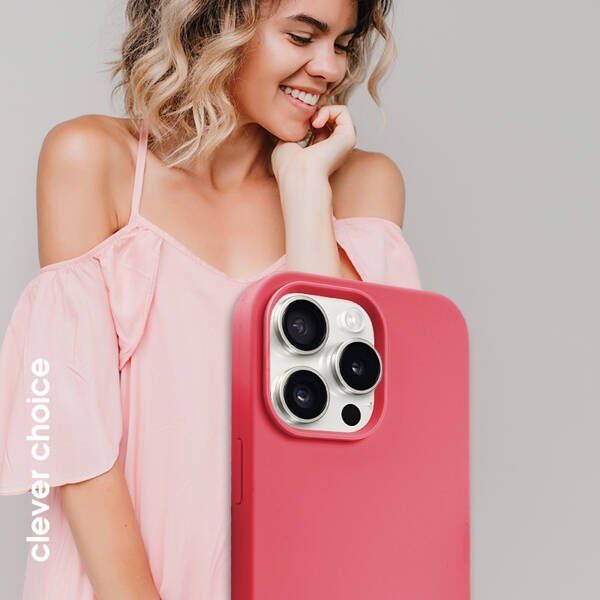 Crong Crong Color Cover Magnetic - Etui iPhone 15 Pro MagSafe (różowy) 14265896 5904310704489