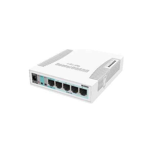 Switch MikroTik Mikrotik RB260GS Gigabit Ethernet (10/100/1000) Obsługa PoE Biały 14265954 5706998097408