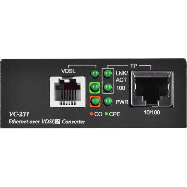 Konwerter światłowodowy Planet PLANET VC-231 konwerter sieciowy 100 Mbit/s Czarny 14265997 847690000701