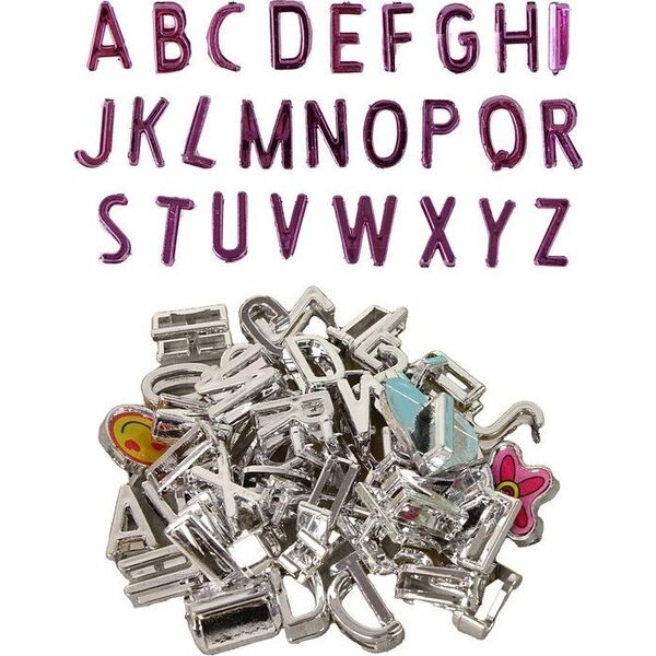 LeanToys Zestaw Biżuterii Bransoletek Literki DIY 14266211 5905323212848