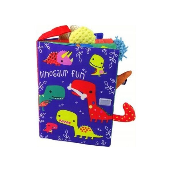 LeanToys Książeczka Miękka Dinozaury Kolorowa 14266295 5905679071144