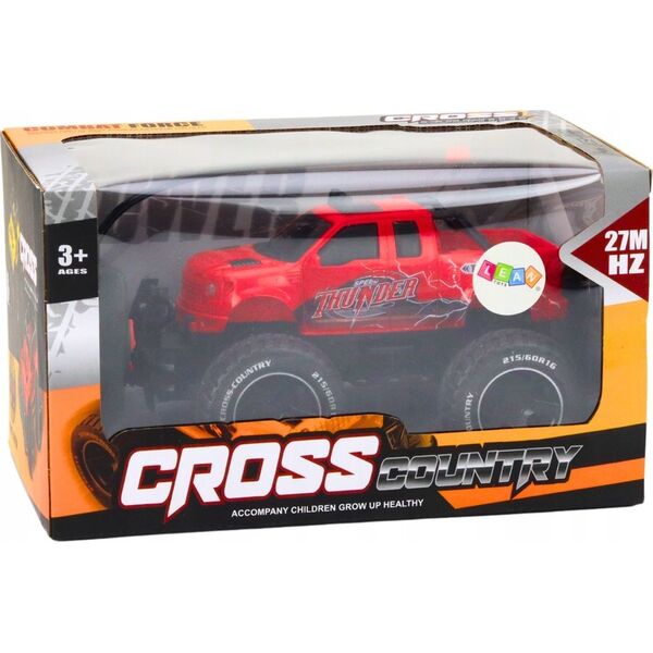 LeanToys Autko Samochód Terenowy Zdalnie Sterowany RC 1:18 Czerwony 14266483 5905991017578