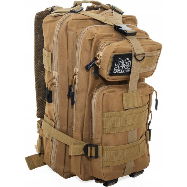 Offlander OFFLANDER PLECAK TURYSTYCZNY SURVIVAL 25L KHAKI 14267960 5903733008983