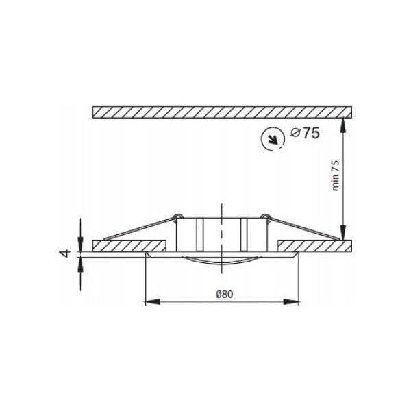 GREENLUX FaroForm Axl FF002180.0 oczko halogenowe oprawa sufitowa ruchoma 1x35W GU5,3 / GU10 MR16 matowy chrom 14268167 5903021605863