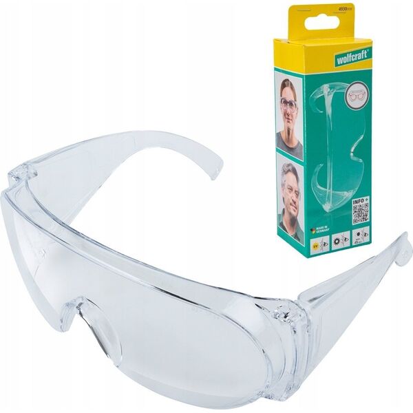 Wolfcraft Okulary ochronne Wolfcraft - Standard (CE) 14268520 4006885493001