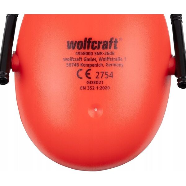 Wolfcraft Nauszniki ochronne Wolfcraft - Compact, 26 db 14268538 4006885495807