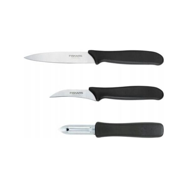 Fiskars FISKARS ZESTAW 3 NOŻY DO OBIERANIA ESSENTIAL 14268576 6424002015796